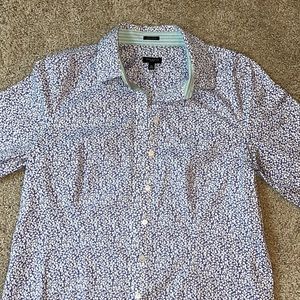 Talbots tapered button down 3/4 sleeve shirt - size 10p